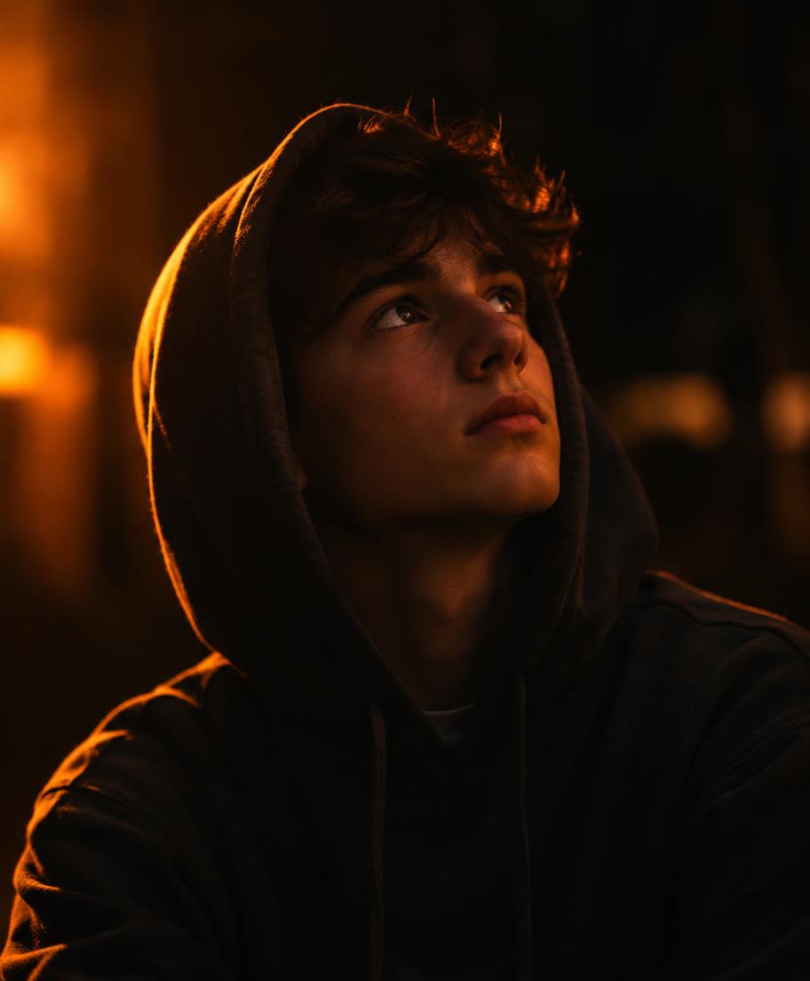 Joven reflexionando sobre su aprendizaje