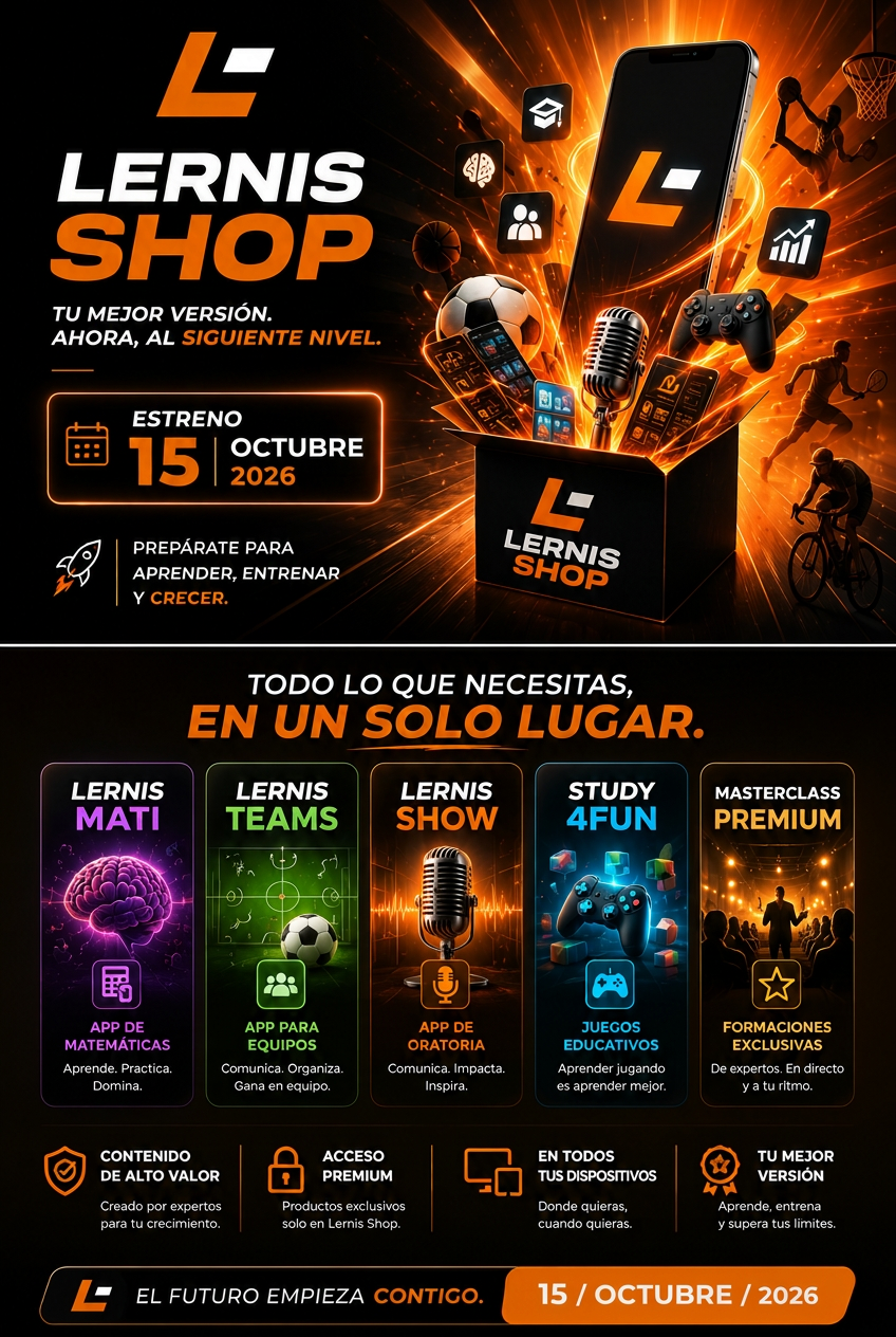 Lernis Shop · Estreno 15 de octubre 2026